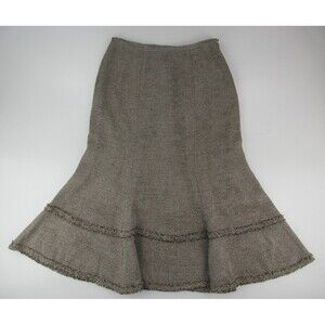 Kaliko Women's Wool Blend Midi Skirt Size 8